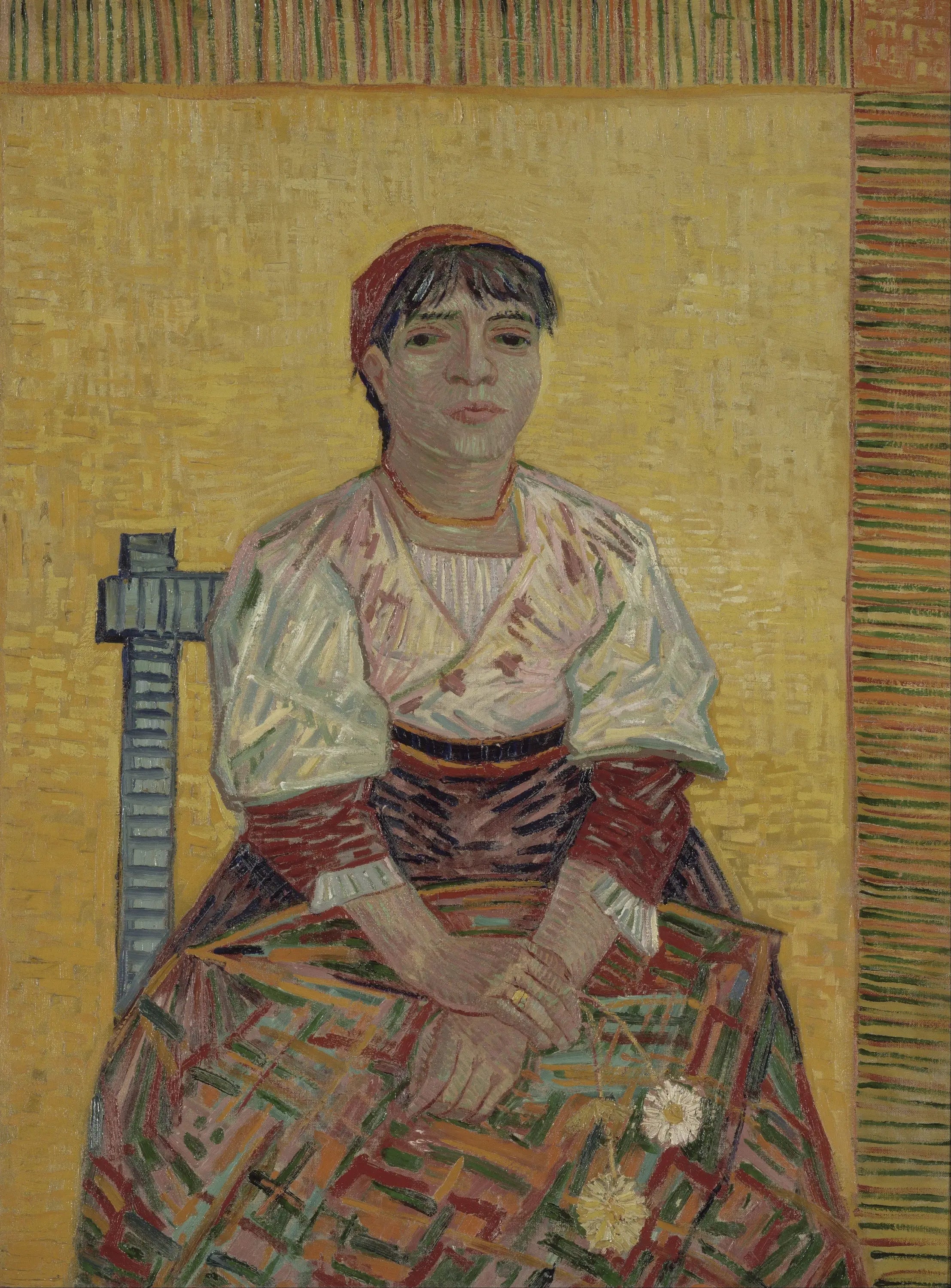 L'Italienne - Vincent van Gogh image 1 reproduction de peinture à l’huile