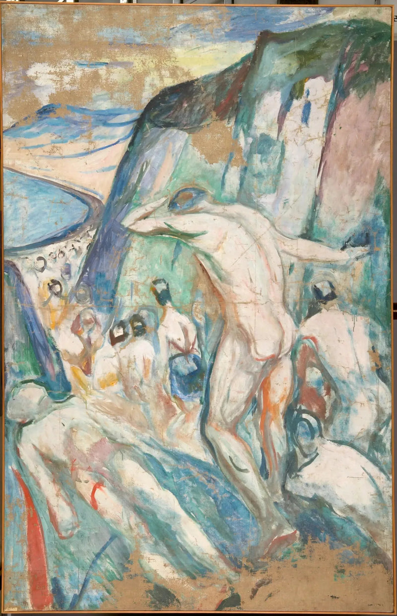 Stormen: høyre del - Edvard Munch