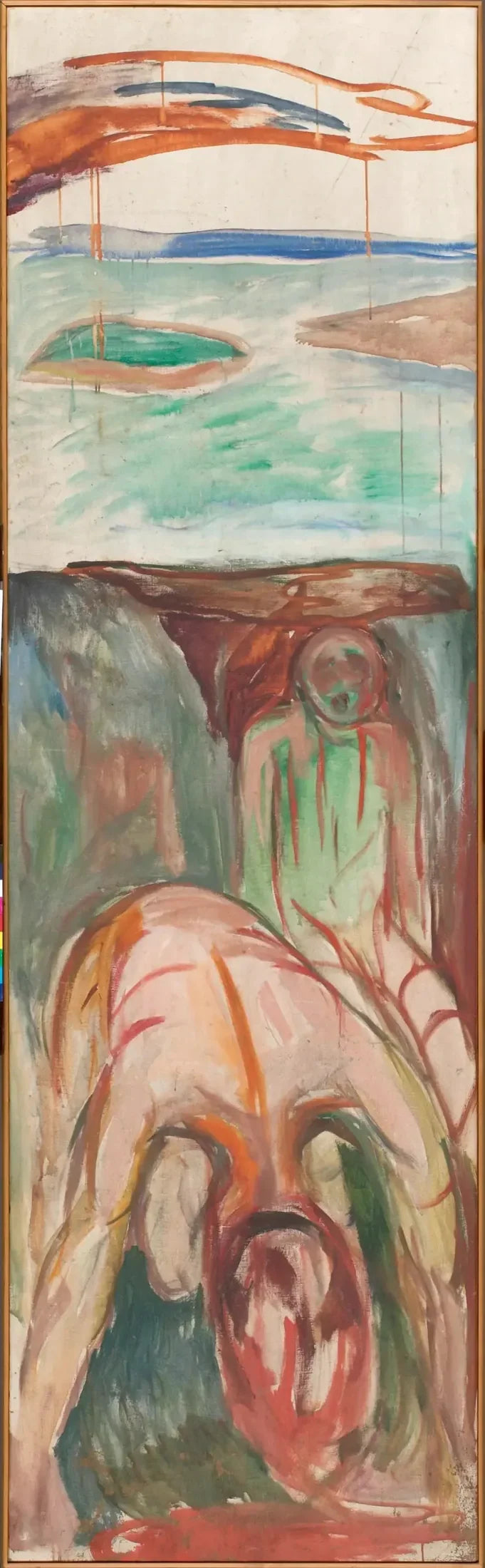 Stormen: høyre midtdel - Edvard Munch