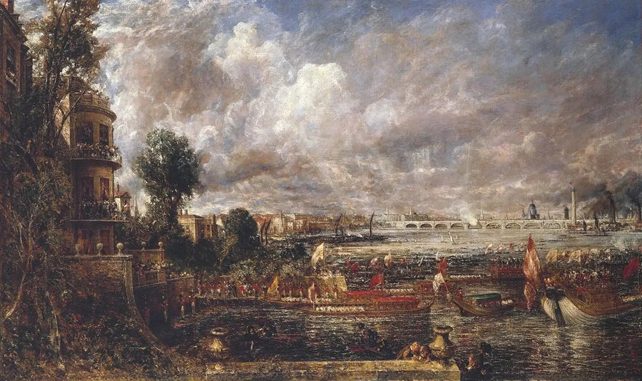 Åpningen av Waterloo-broen - John Constable