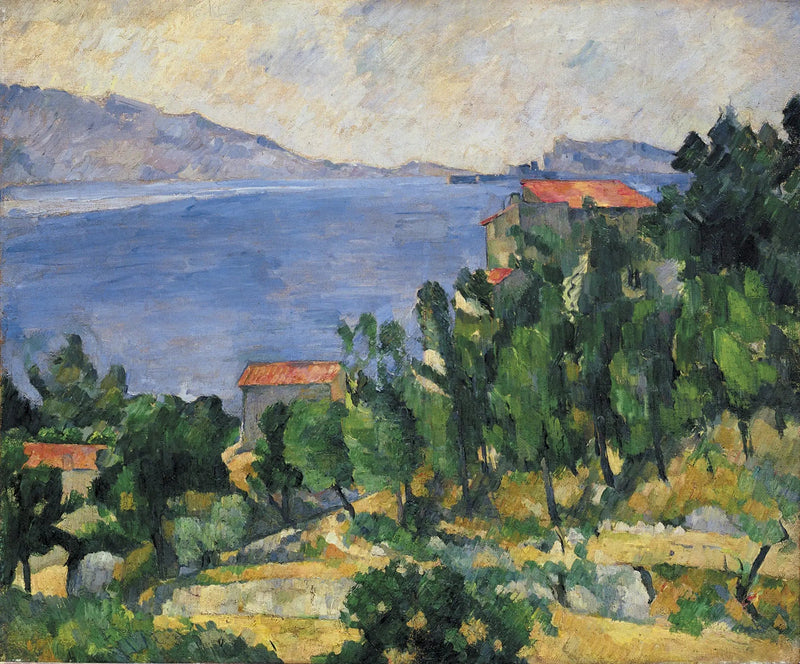 Estaque-bukten sett fra øst - Paul Cézanne