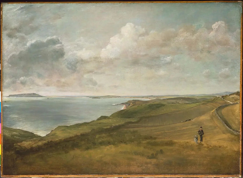 Weymouth-bukten fra Downs over Osmington Mills - John Constable