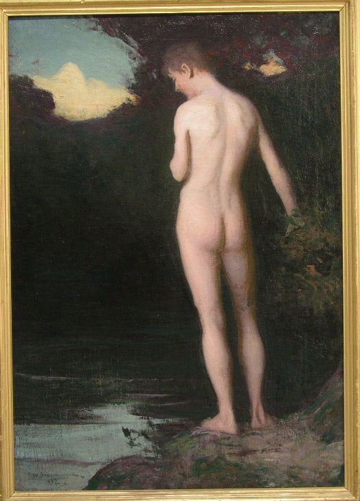 Badende kvinne - Frank Weston Benson