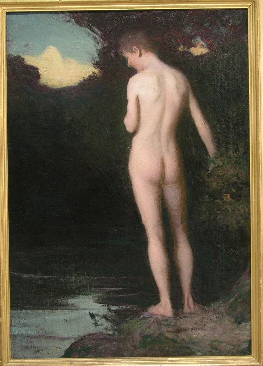 Badende kvinne - Frank Weston Benson