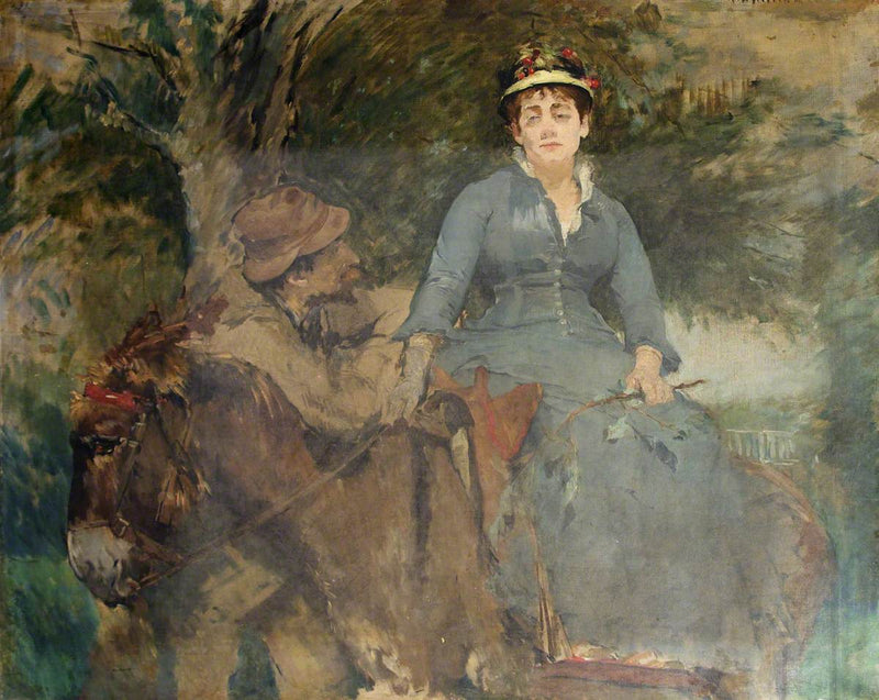 Alderen på eselryggen - Eva Gonzalès