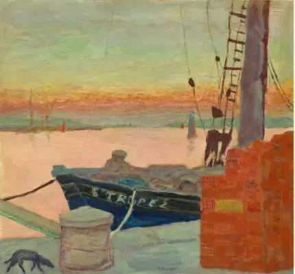 Båten "St Tropez" i havnen i Cannes - Pierre Bonnard