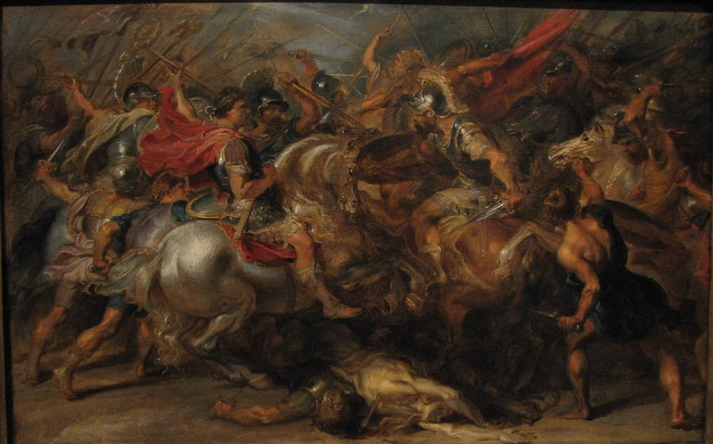 Slaget ved Konstantin og Licinius - Peter Paul Rubens