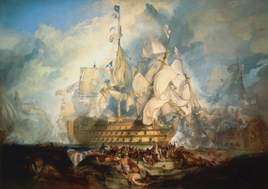 Slaget ved Trafalgar - J. M. W. Turner