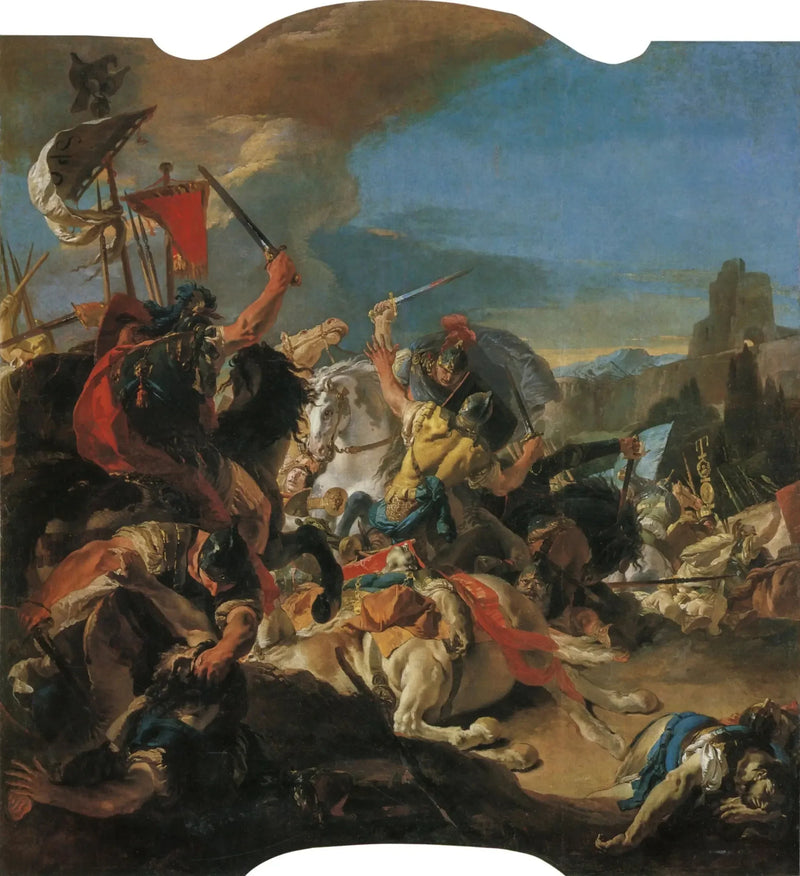 Slaget ved Vercellae - Giovanni Battista Tiepolo
