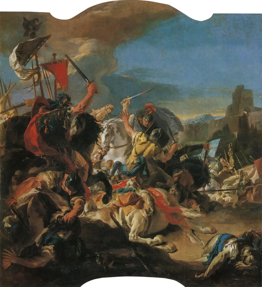 Slaget ved Vercellae - Giovanni Battista Tiepolo