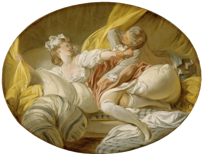 Den vakre tjenestepiken - Jean-Honoré Fragonard