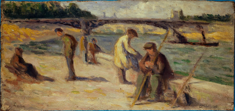 Bredden av kai Malaquais - Maximilien Luce