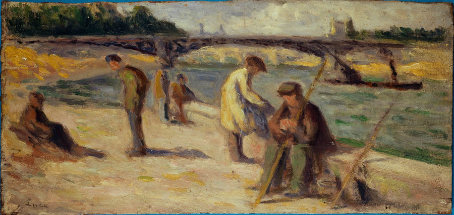 Bredden av kai Malaquais - Maximilien Luce