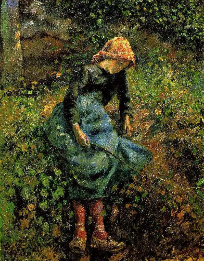 Hyrdinnen - Camille Pissarro