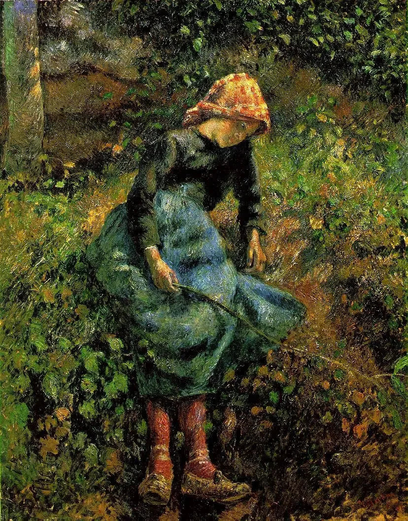 Hyrdinnen - Camille Pissarro