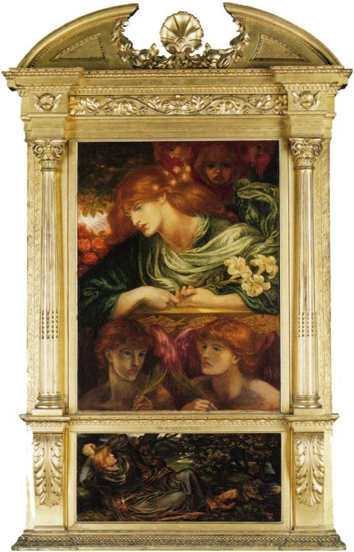 Den hellige jomfru - Dante Gabriel Rossetti