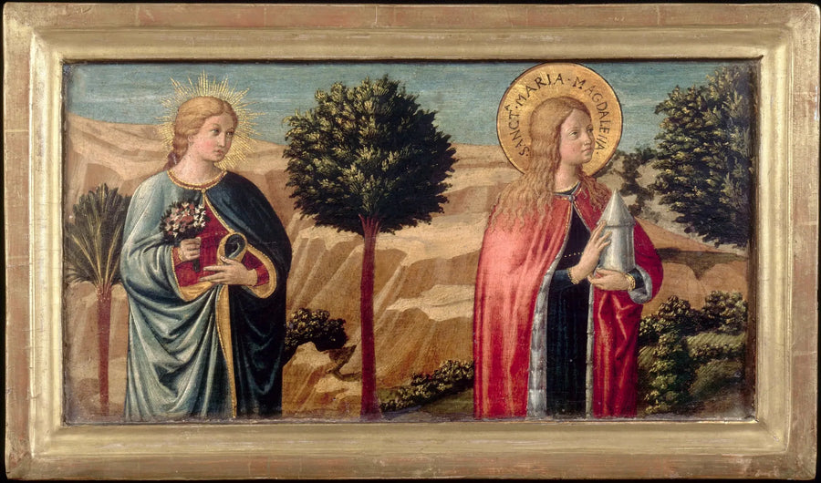 Den salige Fina de' Ciardi og hellige Magdalena - Benozzo Gozzoli
