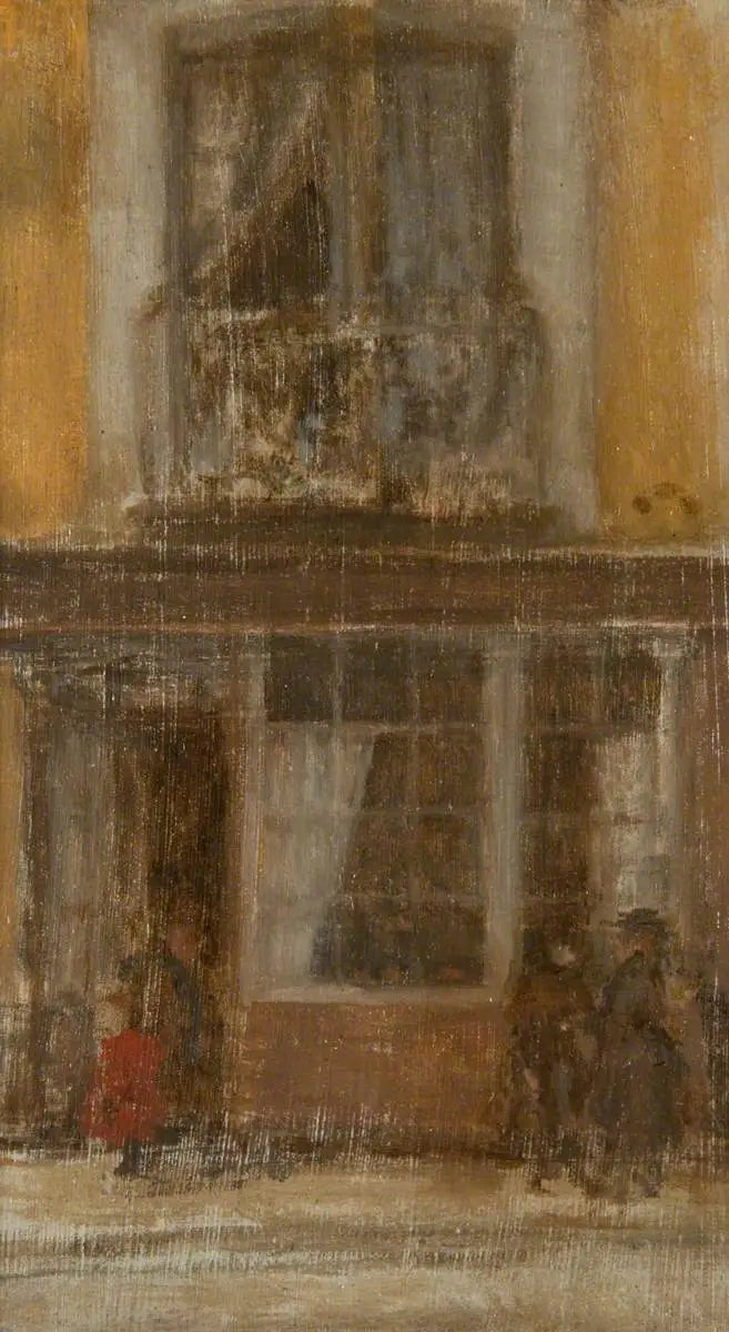 Vaskekvinnen, Dieppe - James Abbott McNeill Whistler