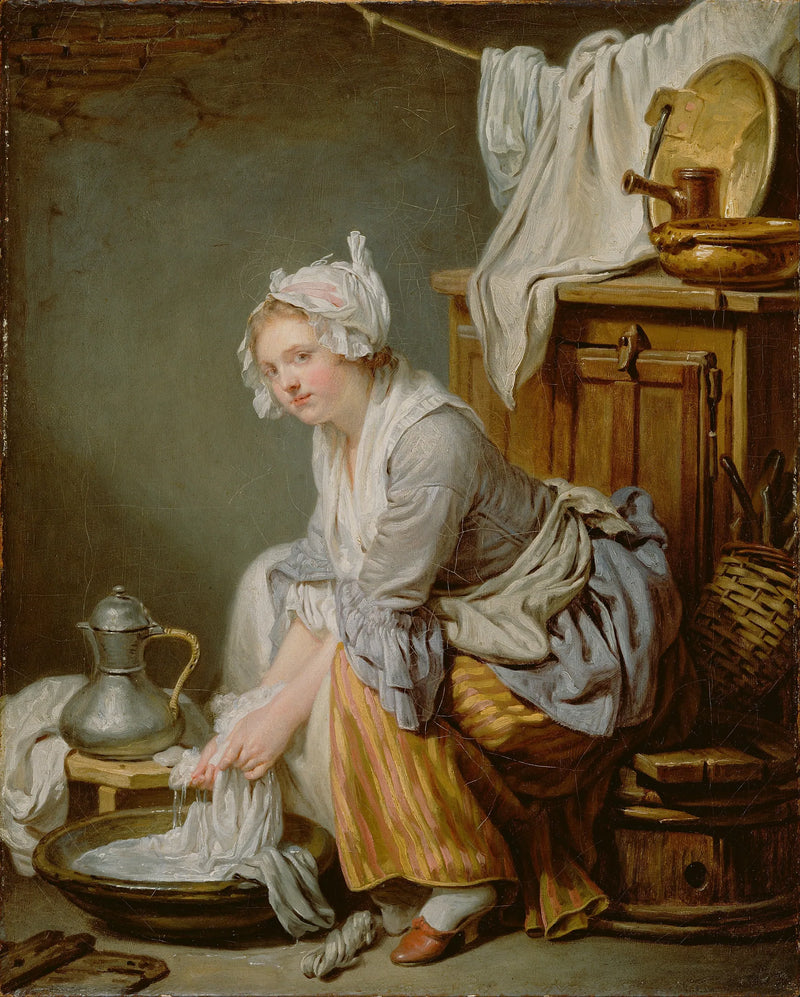 Vaskekona - Jean-Baptiste Greuze