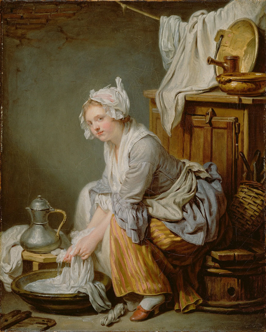 Vaskekona - Jean-Baptiste Greuze