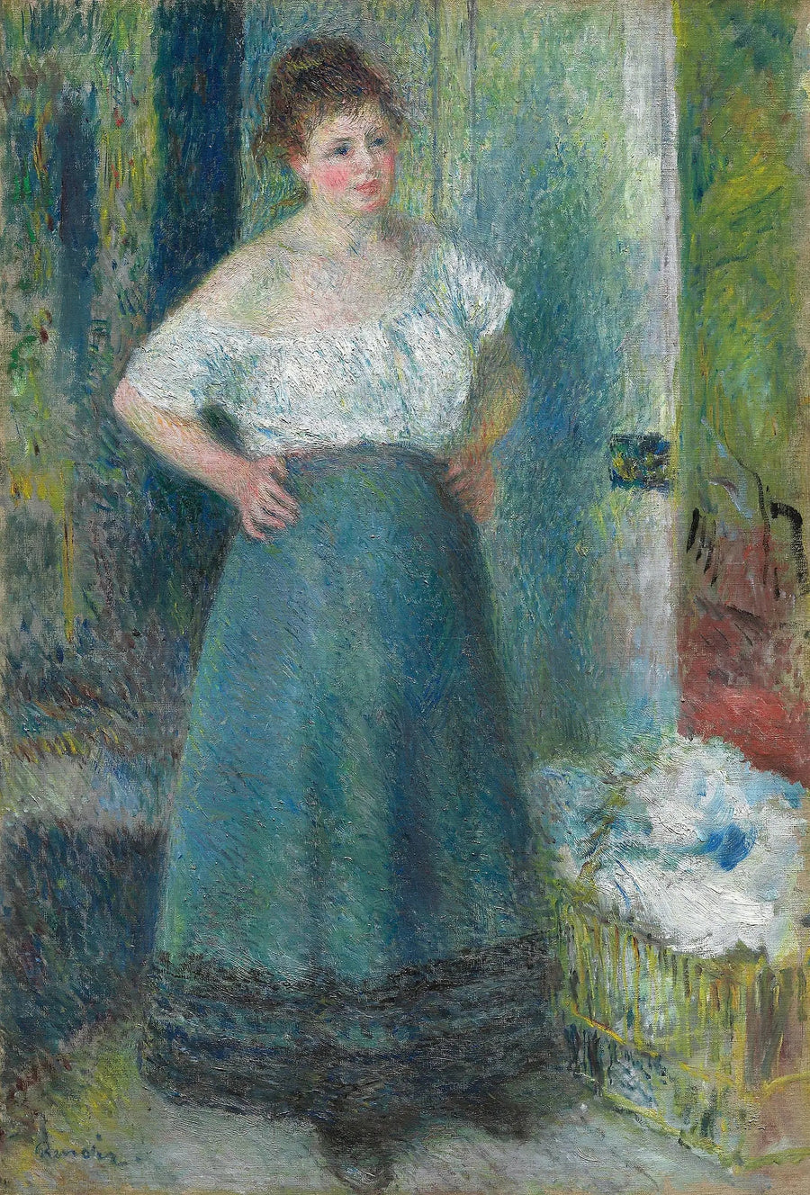 Vaskekona - Pierre-Auguste Renoir