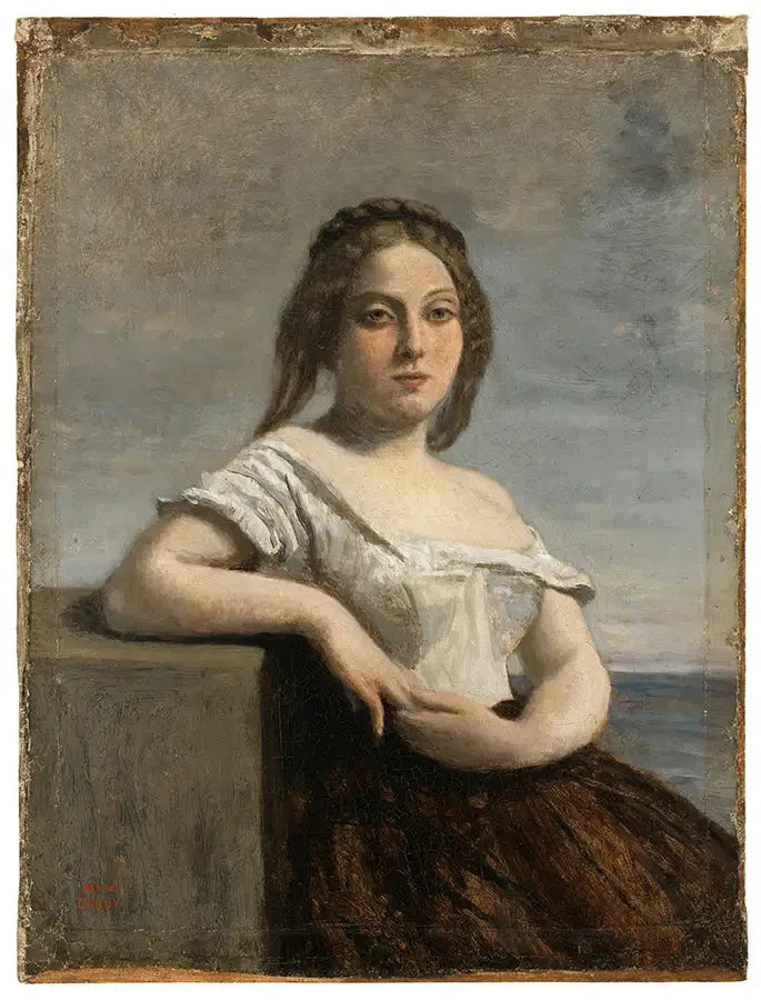Den blonde gaskonen - Jean-Baptiste Camille Corot