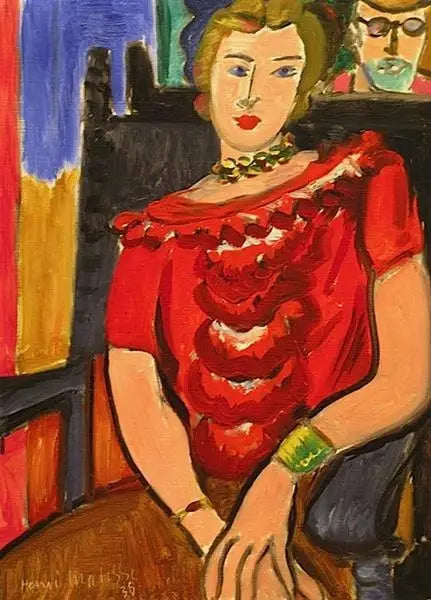 Den røde blusen - Henri Matisse