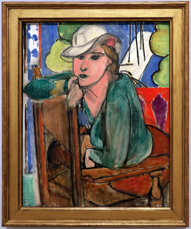 Den grønne blusen - Henri Matisse