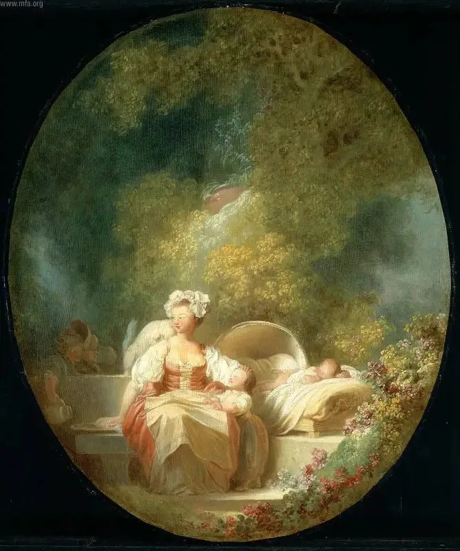 Den gode mor - Jean-Honoré Fragonard
