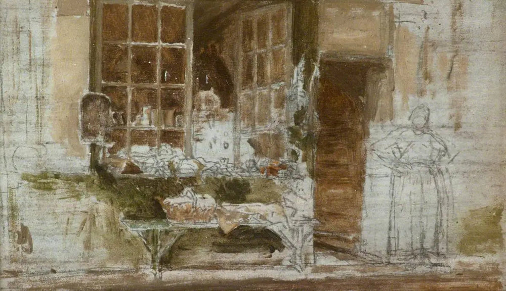La Boutique du Primeur, Paris - James Abbott McNeill Whistler image 1 reproduction réalisée par Alpha Reproduction