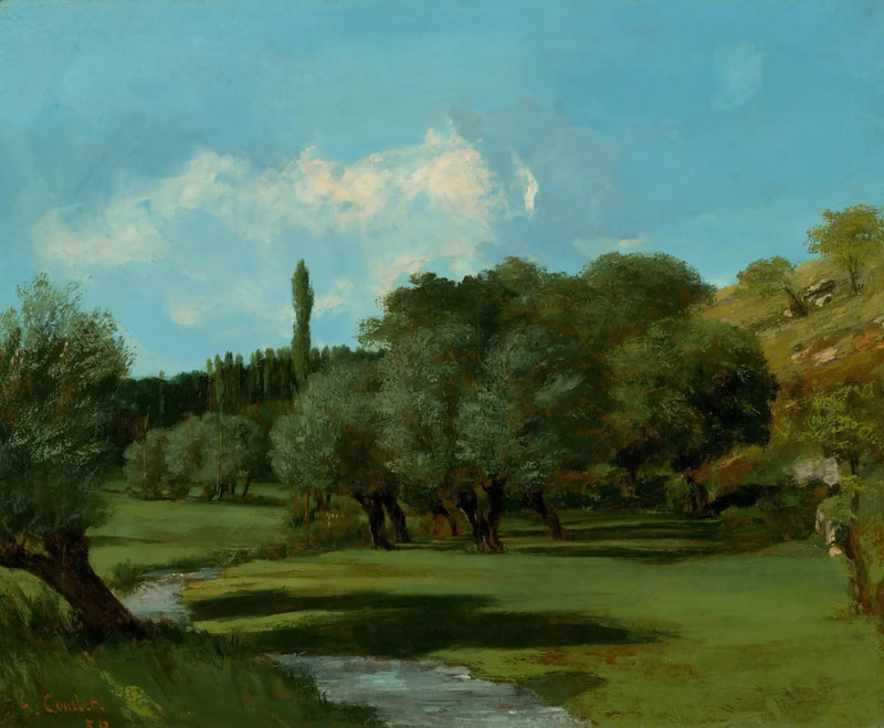 La Bretagne i departementet Indre - Gustave Courbet