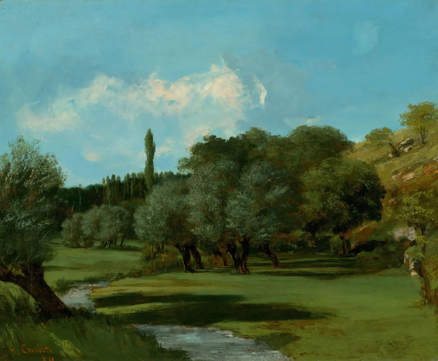 La Bretagne i departementet Indre - Gustave Courbet