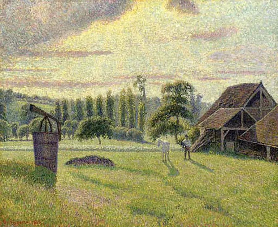 Teglverket Delafolie i Éragny - Camille Pissarro