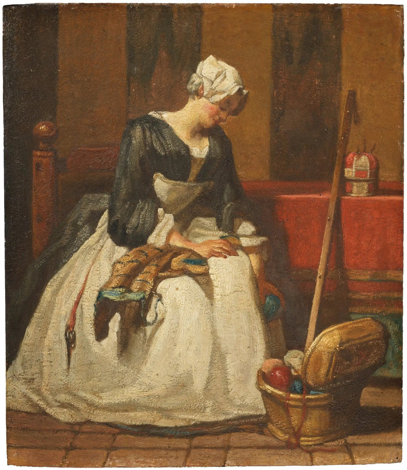 Broderimaskinen - Jean Siméon Chardin