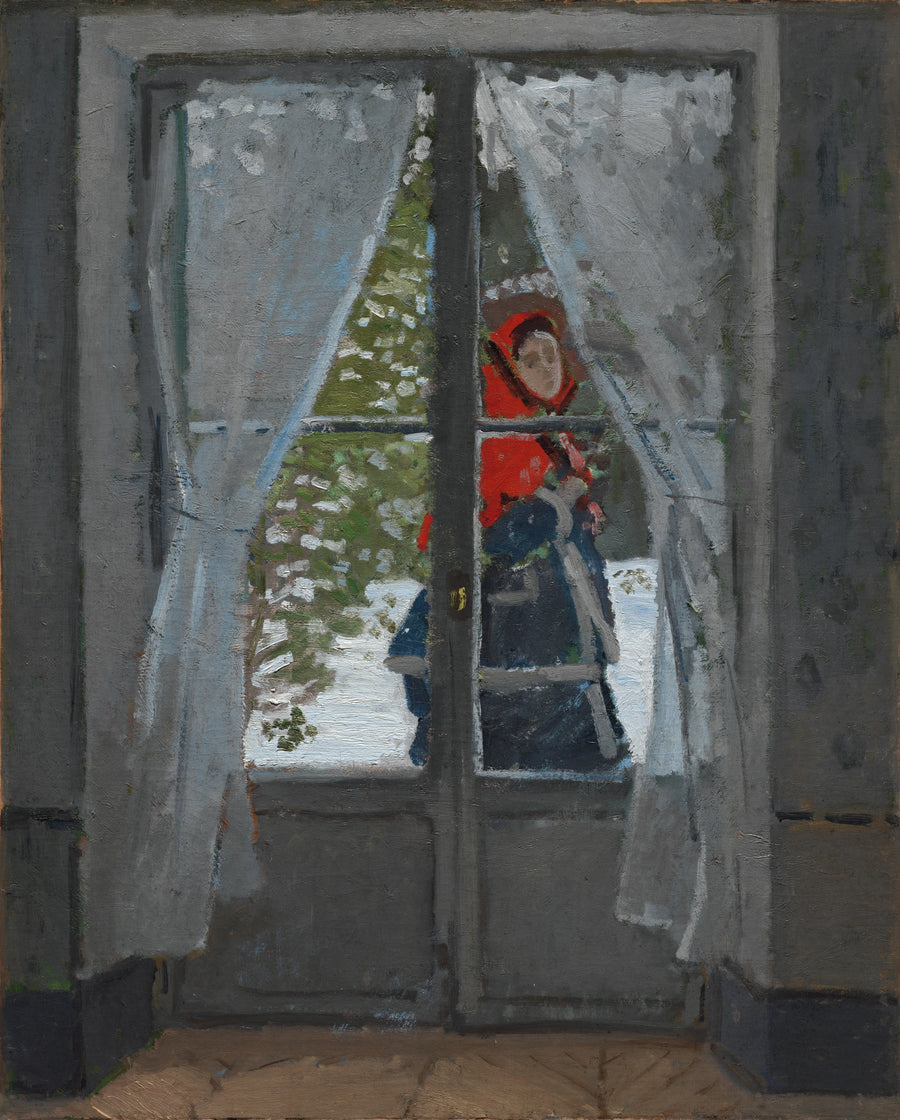 Den røde kapelinen - Claude Monet