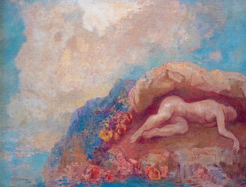 Den fangede - Odilon Redon