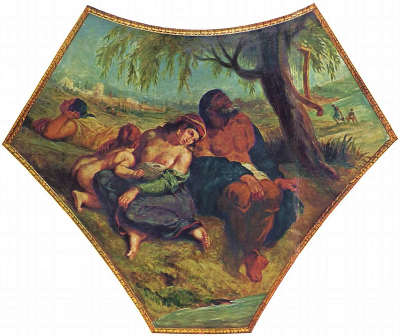 Fangenskapet i Babylon - Eugène Delacroix