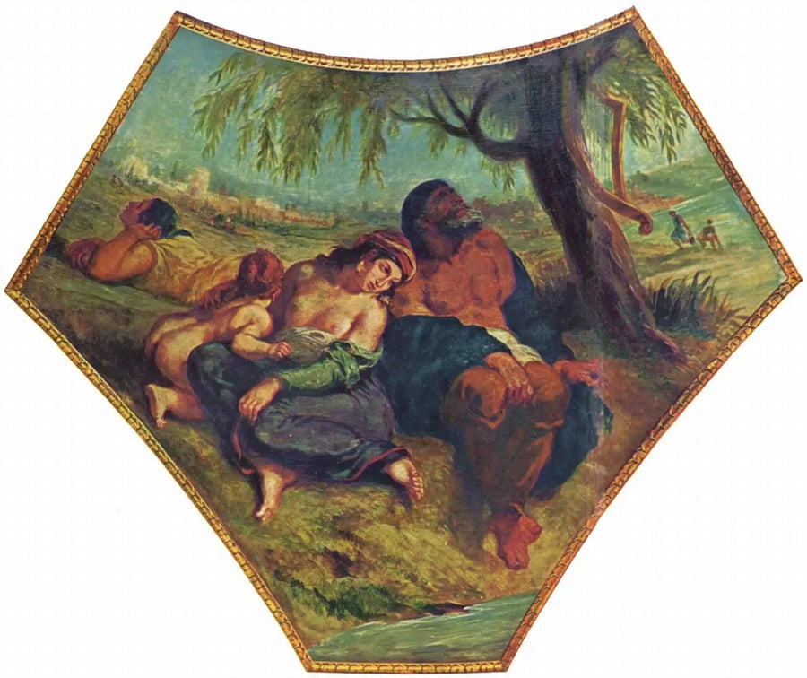 Fangenskapet i Babylon - Eugène Delacroix