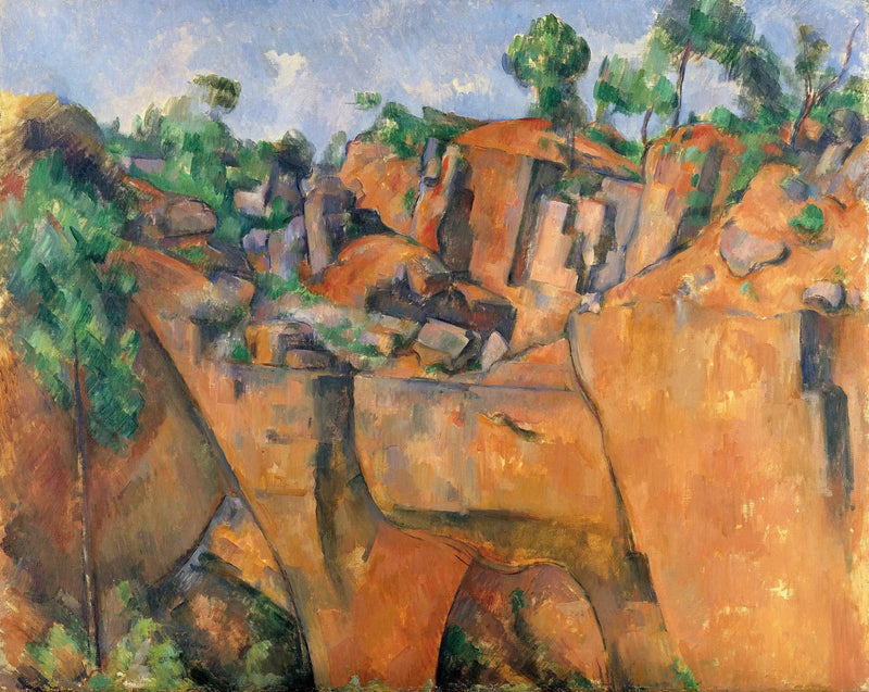 Bibémus-steinen - Paul Cézanne