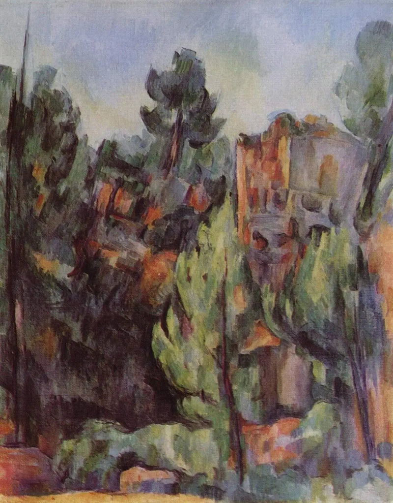 Bibémus-steinen - Paul Cézanne