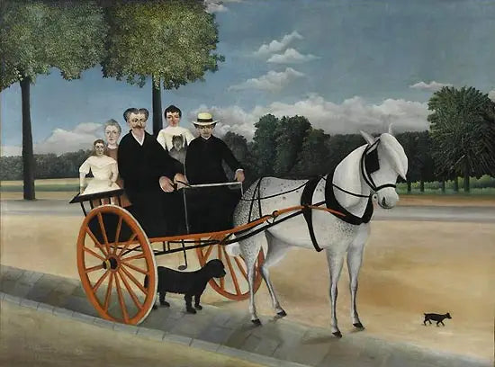 Far Junier sin vogn - Henri Rousseau