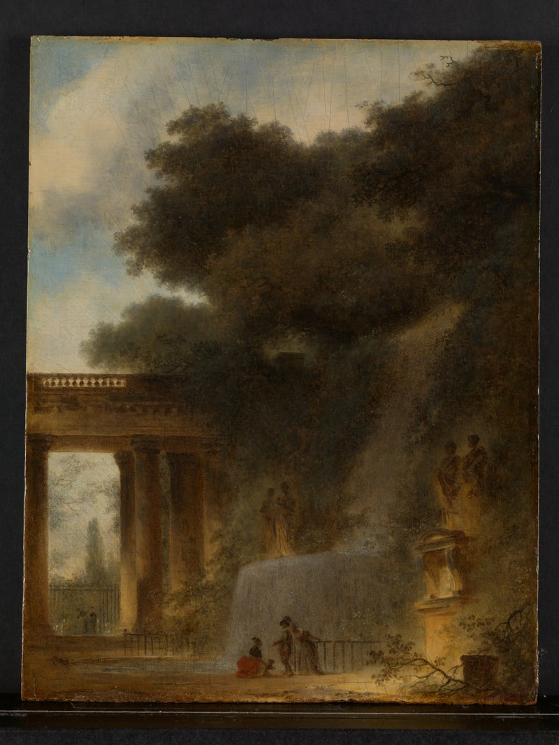 La Cascade - Jean-Honoré Fragonard