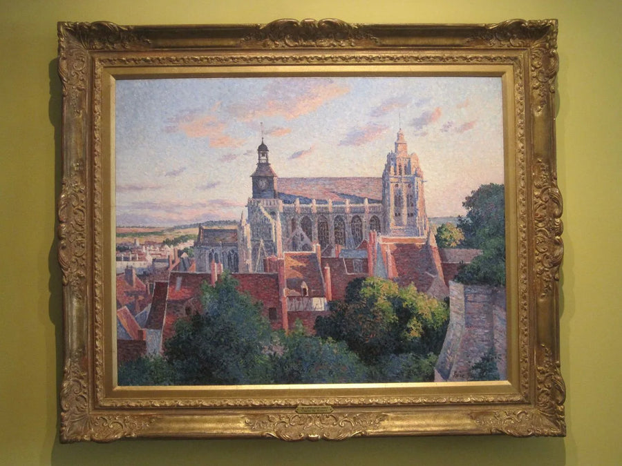 Gisors katedral, sett fra bymurene - Maximilien Luce