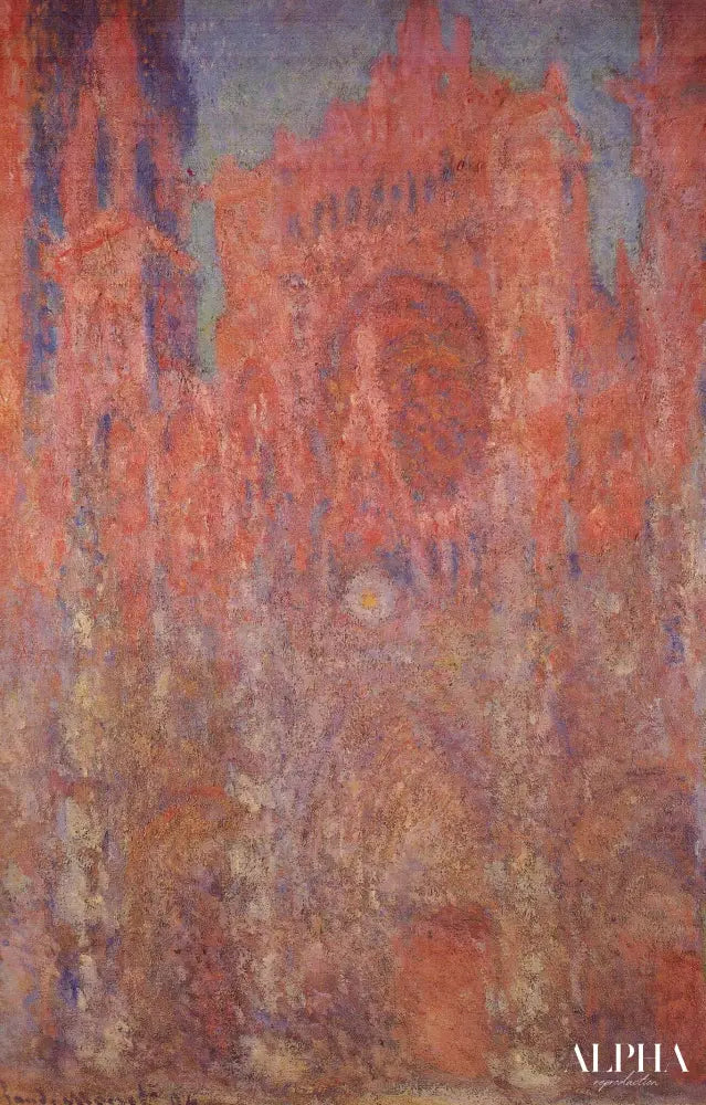 La Cathédrale de Rouen. Façade (W1328) - Claude Monet - Reproductions de tableaux et peintures haut de gamme