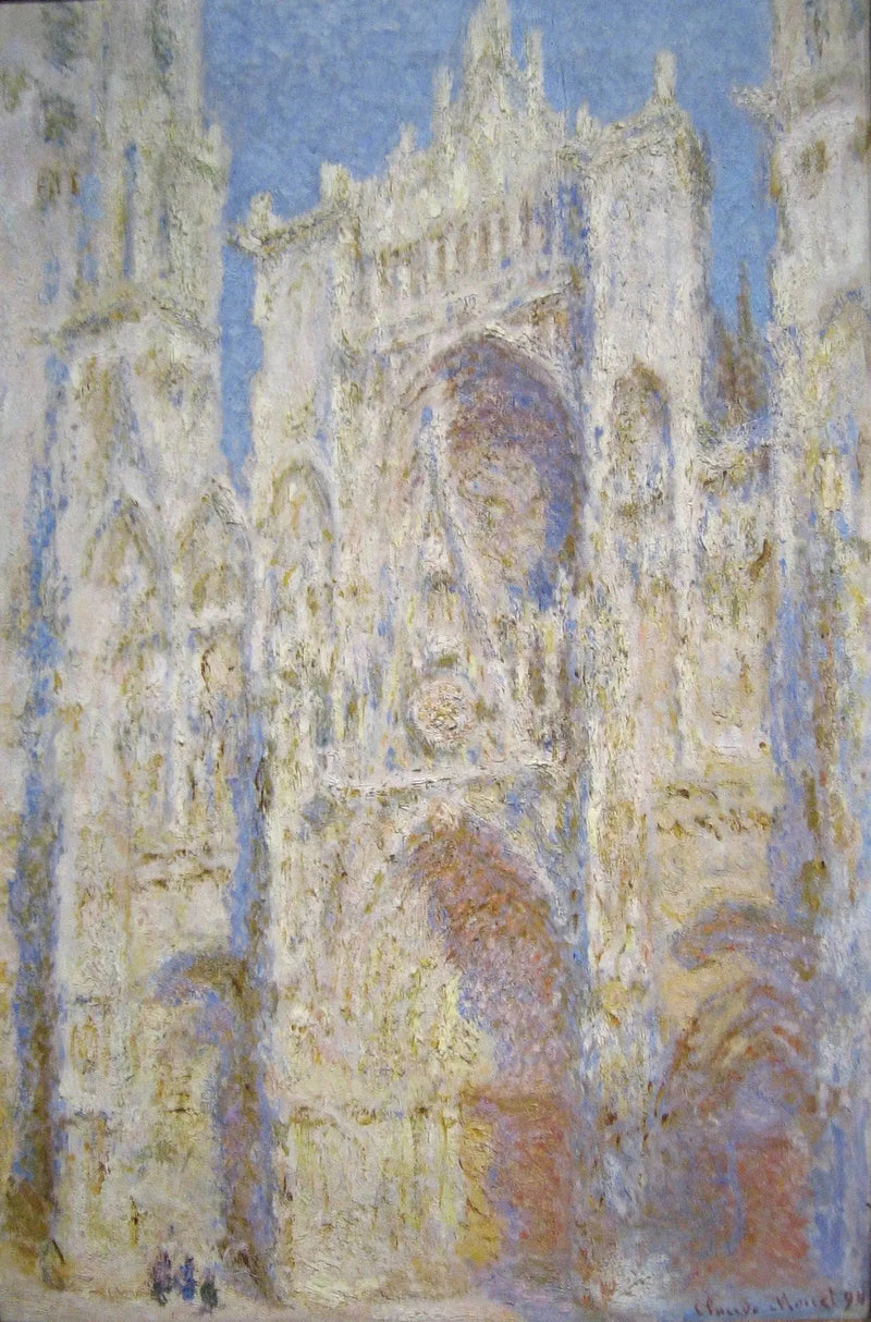 Rouen-katedralen, portalen, sol - Claude Monet