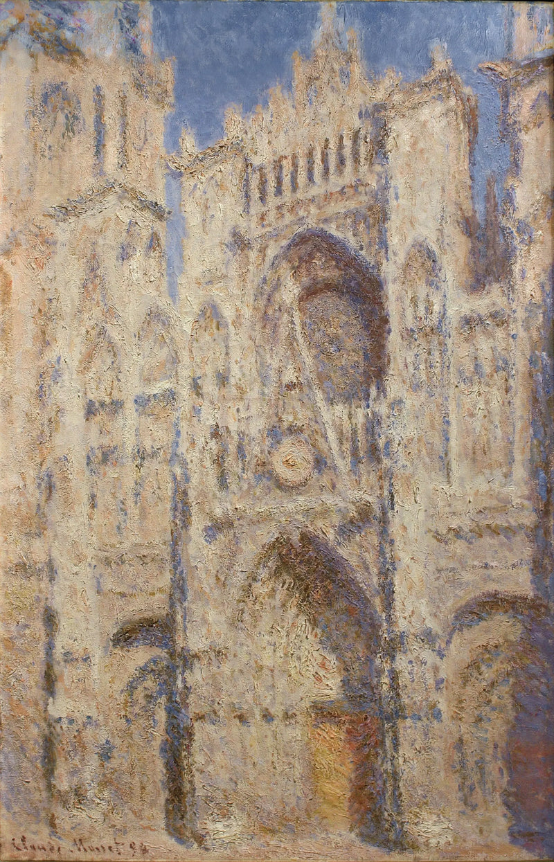 Rouen-katedralen, portalen, sol - Claude Monet
