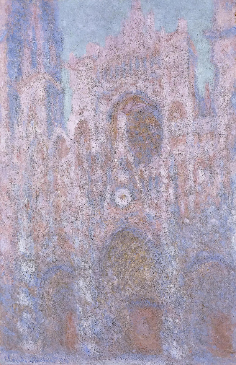 Rouen-katedralen, symfoni i grått og rosa - Claude Monet