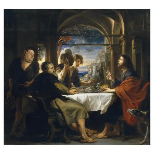 Emmaus-måltidet - Peter Paul Rubens