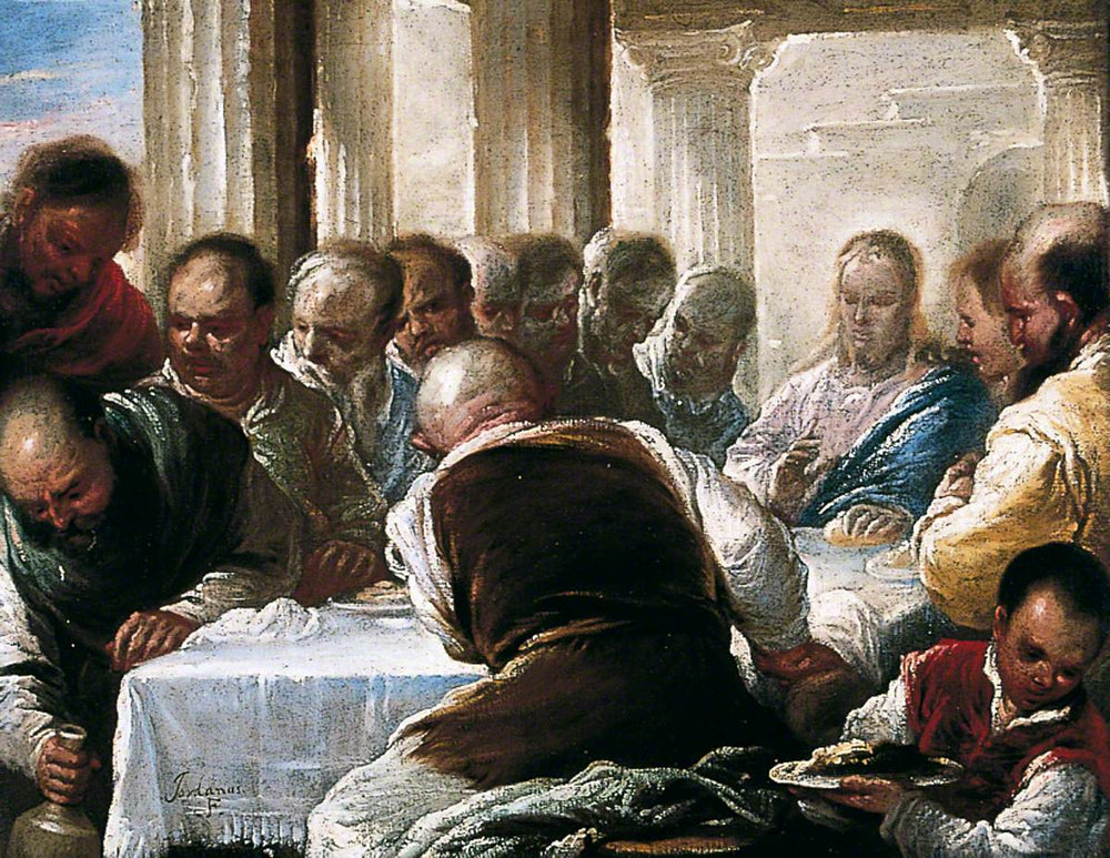 La Cène - Luca Giordano image 1 reproduction d’œuvre d’art à l’huile