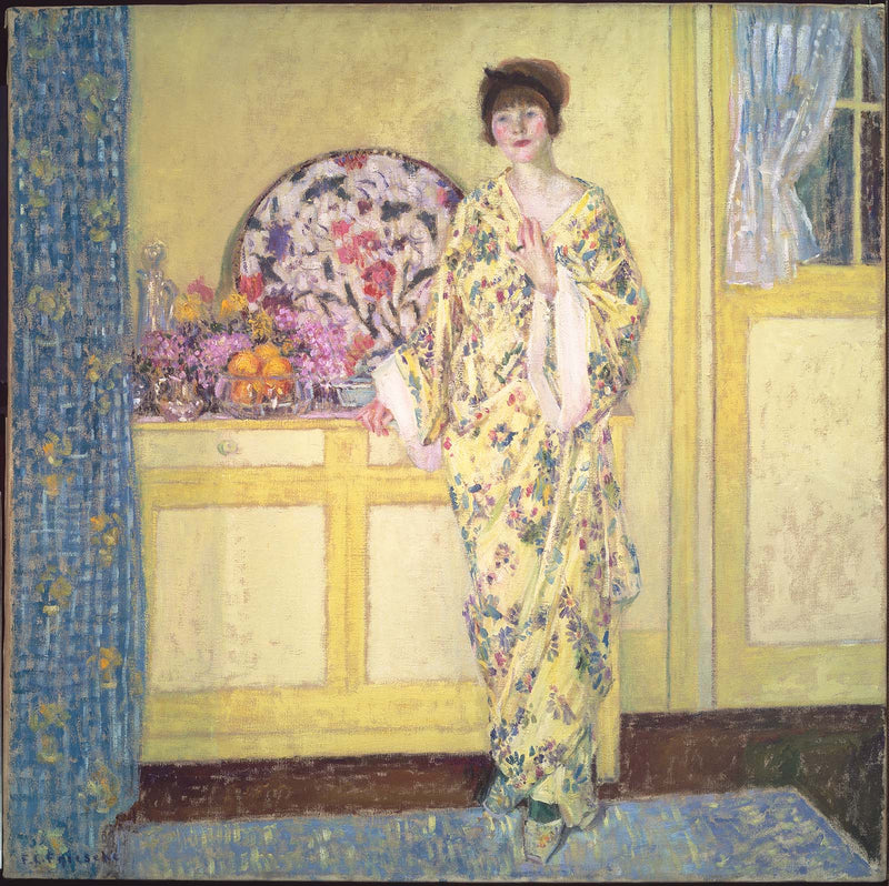 Den gule rom - Frederick Carl Frieseke